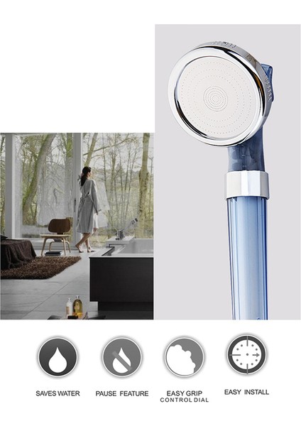 Duş Filtreleri-1 x Duş Başlığı (1 x Kabartmalı Filtre Elemanları Dahil) 5 x Filtreler-… (Yurt Dışından) fırsatları