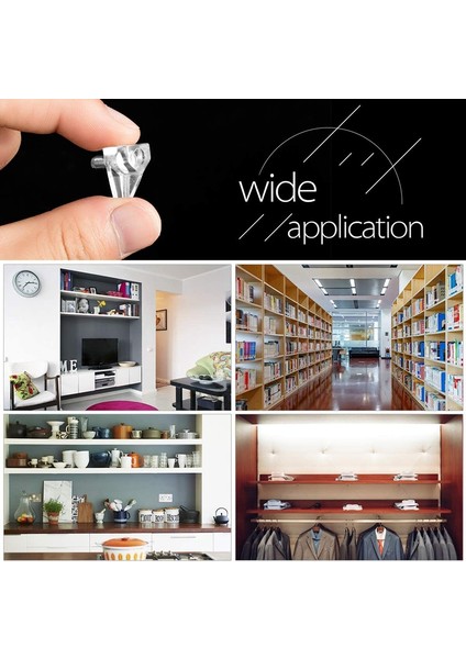 100 Adet Temizle Raf Destek Mandalları-5 mm Dolap Raf Klipleri, Raf Tutucu Pimleri Braketi Çelik Pim Dolap Mobilya Için (Yurt Dışından) fırsatları