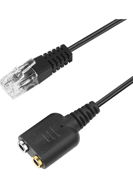 Çift 3,5 mm Ses Jakı Dişi - Erkek Rj9 Fiş Adaptörü Dönüştürücü Kablo Pc Kulaklığı (Yurt Dışından) fırsatları