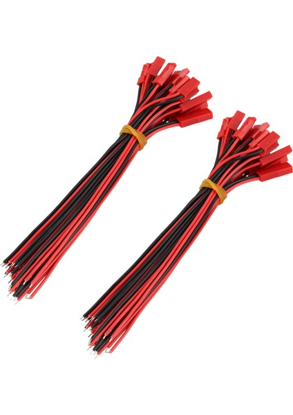 20 Çift 150MM Jst Konnektör Fişi Kablo Hattı Erkek + Kadın Rc Bec Lipo Için (Yurt Dışından)