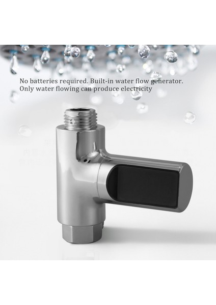 LED Ekranlı Duş Termometresi, Bebek Için Kendi Kendini Üreten Elektrik (Yurt Dışından) indirimleri