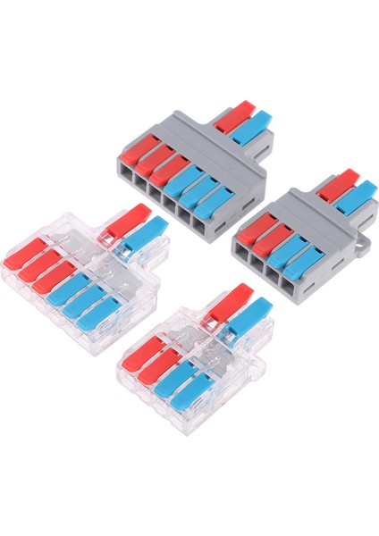 Hızlı Splitter 2 Giriş 4/6 Çıkış Kablo Konektörü Evrensel Kablolama Kablosu Konektörü Karşılaşması (Yurt Dışından)