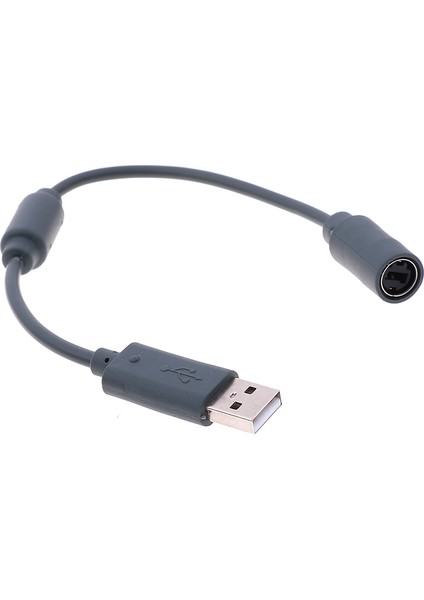 Xbox 360 Gri 23CM Için Kablolu Kumanda USB Ayrılıkçı Adaptör Kablosu Kablosu (Yurt Dışından)