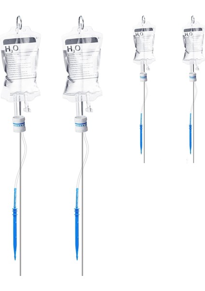 Adet 350 ml Bitki Sulama Damlama Torbası Sistemi Su Tembel Saksı Bitkileri Sulama Sistemi Metal Destek Çubuğu Sulama Cihazları (Yurt Dışından)