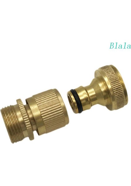 Blala 1 Takım 3/4 ''pirinç Hızlı Bağlantı Bahçe Hortumu Su Musluk Adaptörü Bahçe Sulama Boru Bağlantıları (Yurt Dışından)