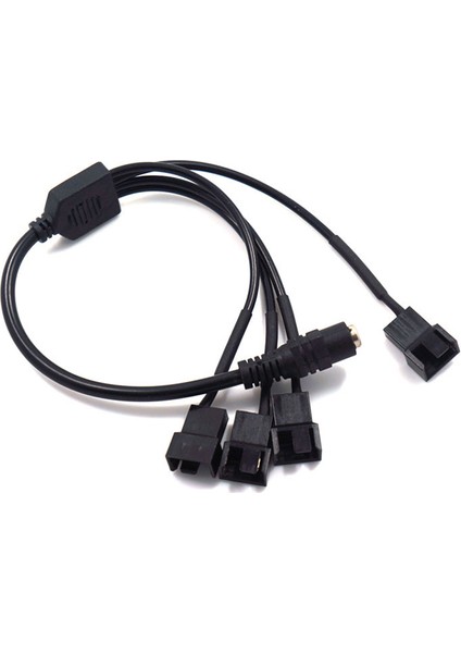 Bakır Dc 5521 - 4pin Pwm 4 Yollu Bilgisayar Pc Fan Güç Adaptörü Kablosu 12 V (Yurt Dışından)