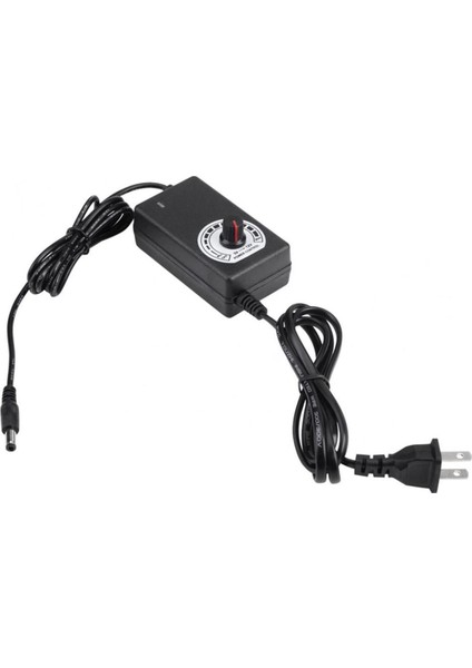 Ac'den Dc'ye Adaptör 12V 2A Ayarlanabilir Besleme Motoru Hız Kontrol Cihazı, Elektrikli Fan ve Pompa Için Abd Fişli (Yurt Dışından)