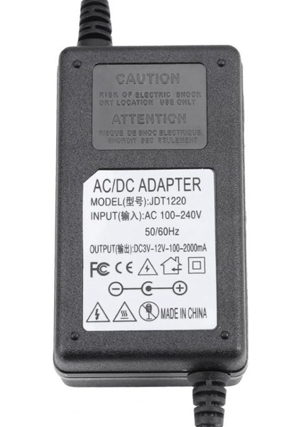 Ac'den Dc'ye Adaptör 12V 2A Ayarlanabilir Besleme Motoru Hız Kontrol Cihazı, Elektrikli Fan ve Pompa Için Abd Fişli (Yurt Dışından) fırsatları