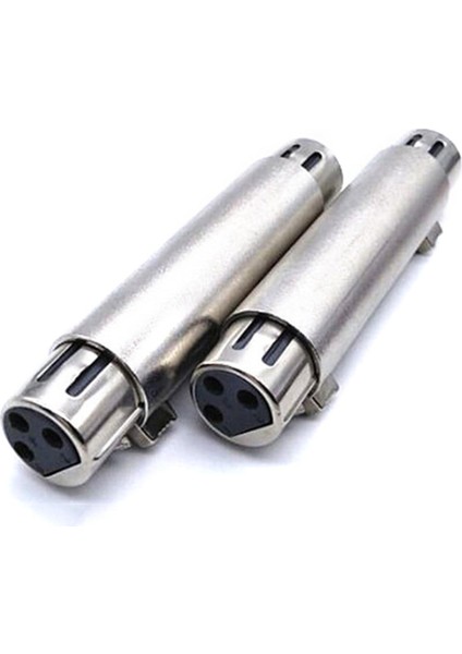 3-Pin Xlr Dişi - Dişi Mikrofon Mikrofon Kablosu Cinsiyet Değiştirici Adaptörünü Uzatın (Yurt Dışından)