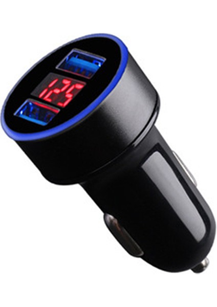 Cep Telefonu Araç Şarj Cihazı 3.1A LED Ekran USB Şarj Cihazı Telefon Için Hızlı Şarj (Yurt Dışından)