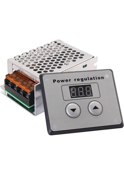 Jdxhlau 4000 W 220 V Ac Scr Voltaj Regülatörü Dimmer Elektrik Motoru Hız Sıcaklık Kontrol Cihazı Su Isıtıcı Küçük Motorlar Için (Yurt Dışından)