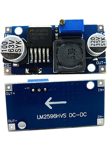 48V Ayarlanabilir Kademeli Regülatör Modülü, Dc-Dc, LM2596HV Girişi, 4.5-60V Modül (Yurt Dışından)