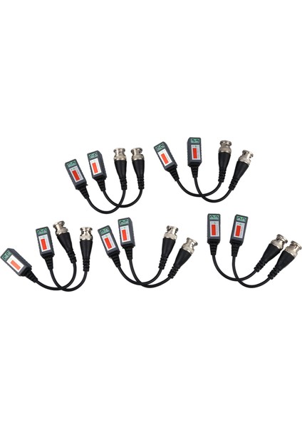 Adaptör-10 x Video Balun Alıcı-… (Yurt Dışından)