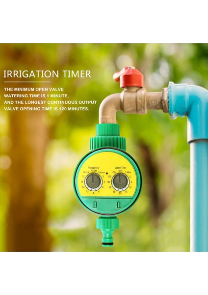 Bahçe Sulama Sistemi Zamanlayıcı Kontrolörü Programlanabilir Küresel Vana Otomatik Yağmurlama Sulama Araçları G3/4 Konu Musluk (Yurt Dışından) fiyatları