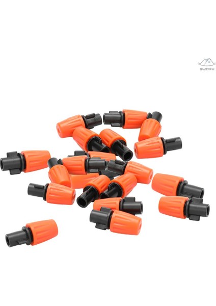 Tıtı 30 Adet Küçük Boy Plastik Ayarlanabilir Püskürtme Nozulları Bahçe Su Soğutma Püskürtme Yağmurlama Memesi Damla Sulama Borusu Ekipmanları ile Hortum Konnektörü (Yurt Dışından) modelleri