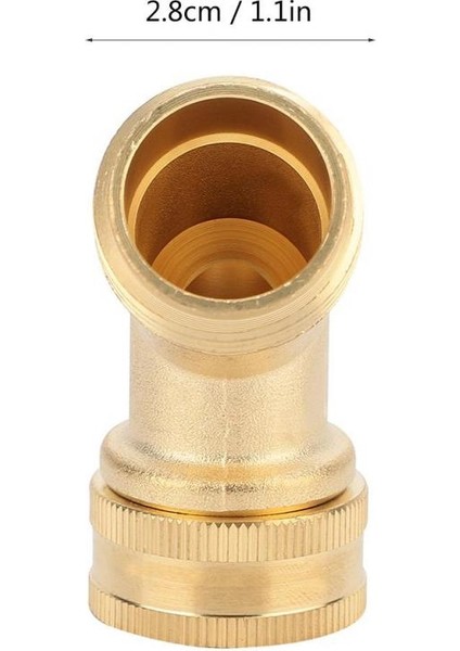[hazır Stok] 3/4 Inç Pirinç Dirsek Küresel Vana Boru Konnektörü Adaptörü Conta Konnektörleri ile Bahçe Irrigati (Yurt Dışından)