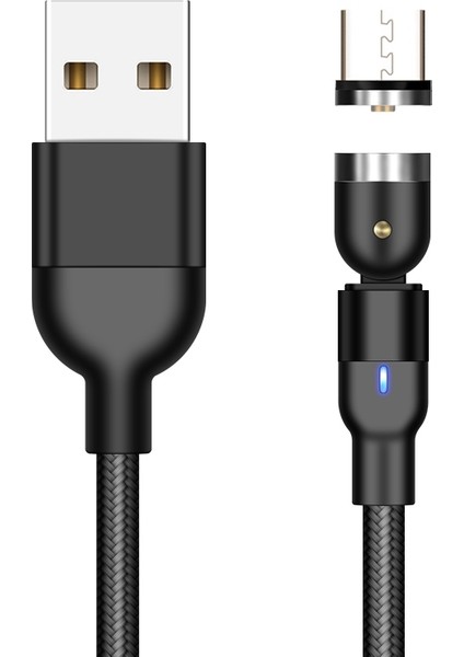 Nanlıy- 4 Adet Isıyla Daralan Tüp ile 540 Manyetik Kablo Mikro-Usb Tip C Hızlı Şarjlı Telefon Mıknatıslı Şarj (Yurt Dışından)