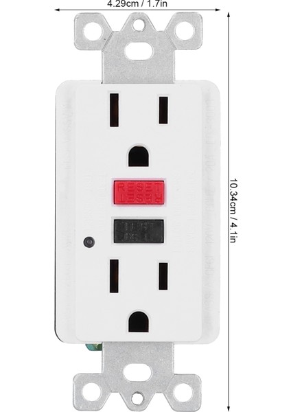 Ödül Electrique Duvar Fişi Amerikan Gfcı Akıllı Topraklama Arızası Sızıntısı (Yurt Dışından) indirimleri