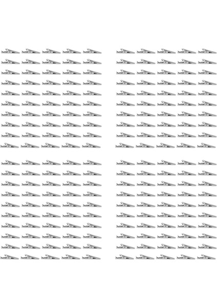 200 Adet Gümüş Ton Metal Timsah Klip Timsah Kelepçeleri (Yurt Dışından) indirimleri