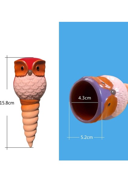 Küçük ve Orta Ölçekli Iç ve Dış Mekan Bitkileri Için Sulama Kazıkları Bitki Kendi Kendine Sulayan Çiviler Hayvan Baykuş Şekli Pişmiş Toprak (Yurt Dışından) fırsatları