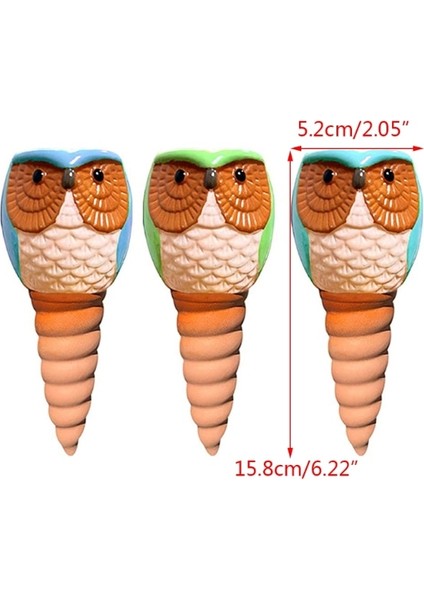 Küçük ve Orta Ölçekli Iç ve Dış Mekan Bitkileri Için Sulama Kazıkları Bitki Kendi Kendine Sulayan Çiviler Hayvan Baykuş Şekli Pişmiş Toprak (Yurt Dışından) indirimleri