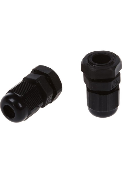 60 Adet Pg7 Su Geçirmez Konnektör Rakoru Siyah, 4-7mm Çaplı Kablo Için (Yurt Dışından)