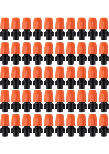 50PCS Ayarlanabilir Bahçe Damla Sulama Sisleme Nozulu Damlatıcı (Yurt Dışından)
