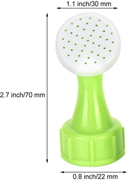12 Adet Plastik Şişe Sulama Masası, Sulama Kovası Yağmurlama Başlığı Sulama Şişesi Üst Ev Saksı Bitki Sulama Aracı (Yurt Dışından)