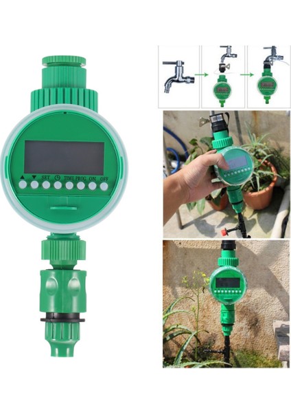 Otomatik Sulama Kontrol Cihazı Zamanlayıcı LCD Ekran Bahçe Su Zamanlayıcı Yağmurlama Sulama Kontrol Cihazı Bitki Sulama Kaynağı (Yurt Dışından)