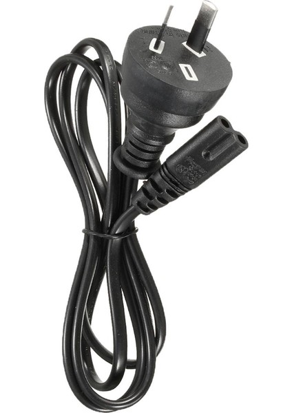 1.2m Şebeke Güç Kablosu Kablosu - Şekil 8 Fiş Au 2 Pin 240V Yonca (Yurt Dışından)