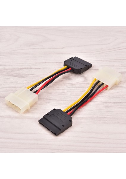 HDD Sabit Sürücü Için 4-Pin Ide Sata Güç Adaptör Kablosu 4 Pin - 15 Pin (Yurt Dışından)