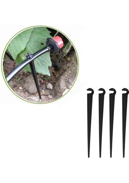 50 Adet 4/7mm Bahçe Damla Sulama Suyu Hortum Kancası Sabit Kök Destek Tutucu (Yurt Dışından)