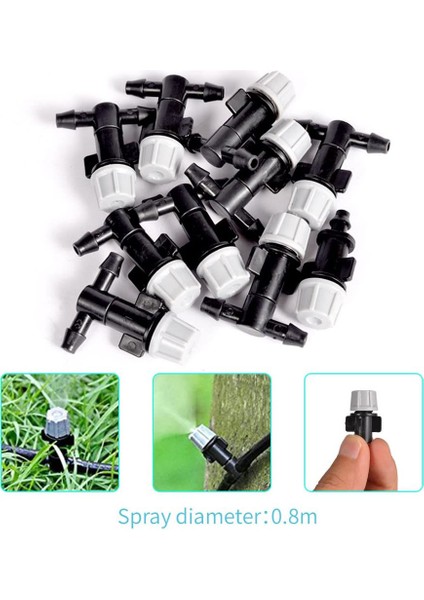 Beerıs Dıy Bahçe Veranda Misting Mini Akış Damla Sulama Misting Soğutma Sistemi Sis Başlığı Yağmurlama Bitki Çiçek Için (Yurt Dışından)