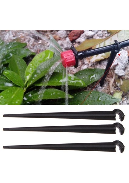 50 Adet Plastik Kanca Sabit Kaynaklanıyor 4/7 Damla Sulama Su Hortumu Için Destek Tutucu (Yurt Dışından)