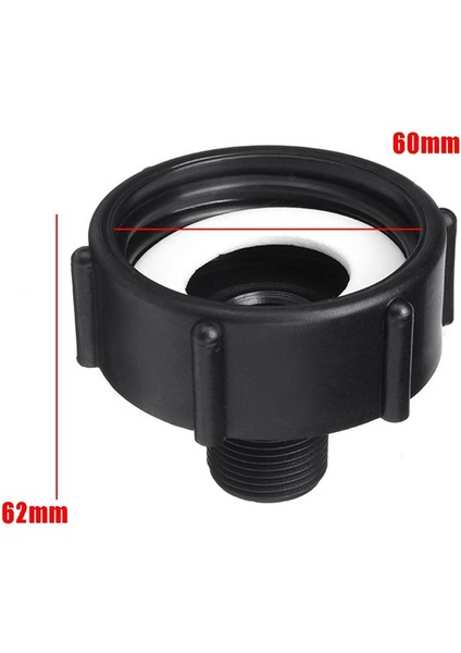 Adet 1000L Ibc Su Deposu Bahçe Hortumu Adaptör Bağlantısı 60MM Adaptör 0.75 Bahçe Hortumu Boru Vana Aksesuarları (Yurt Dışından)