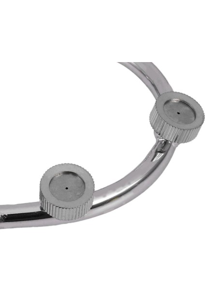 Jdxhlau 2x Paslanmaz Çelik Fan Halkası 5 Meme Koltukları Püskürtücü Su Buharlı Vantilatör Halkası Su Püskürtücü Ince Sis Halkası (Yurt Dışından)