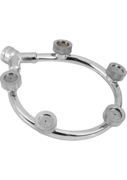 Jdxhlau 2x Paslanmaz Çelik Fan Halkası 5 Meme Koltukları Püskürtücü Su Buharlı Vantilatör Halkası Su Püskürtücü Ince Sis Halkası (Yurt Dışından) fırsatları