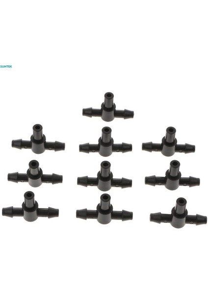 3xsulama Konektörü 10 Adet Boru Sistemi 4/7mm Diken Damlama Tee Hortum Kaplini (Yurt Dışından)