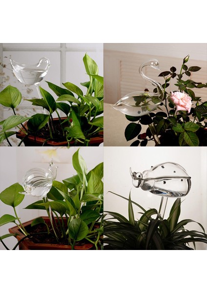 Bitki Otomatik Kendi Kendine Sulama Cihazı Cam Yağmurlama Bahçe Çiçek Konteyneri Conbo (Yurt Dışından)