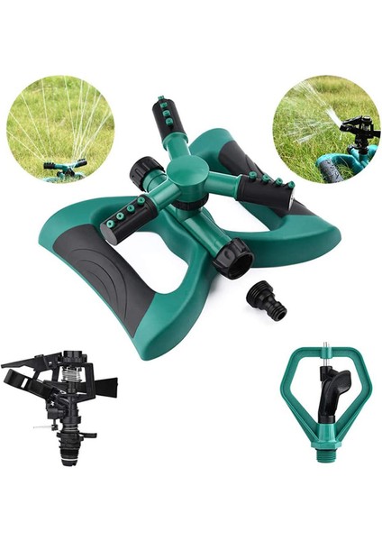Çim Yağmurlama Sistemi, Çim Bahçe Tarım Dış Soğutma Için Otomatik 360 Dönen Ayarlanabilir Bahçe Su Sprinkleri (Yurt Dışından)