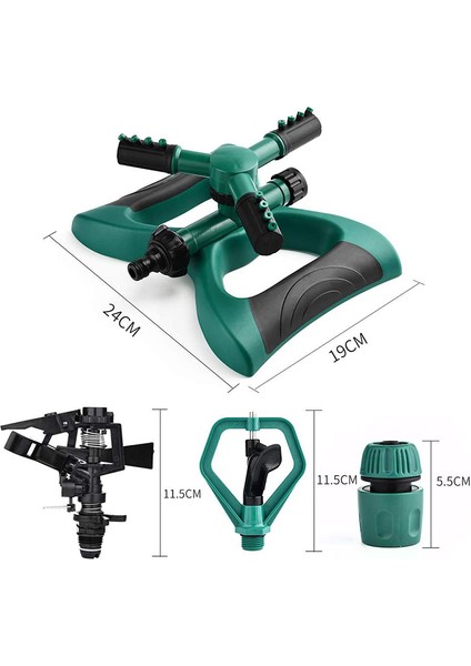 Çim Yağmurlama Sistemi, Çim Bahçe Tarım Dış Soğutma Için Otomatik 360 Dönen Ayarlanabilir Bahçe Su Sprinkleri (Yurt Dışından) fırsatları