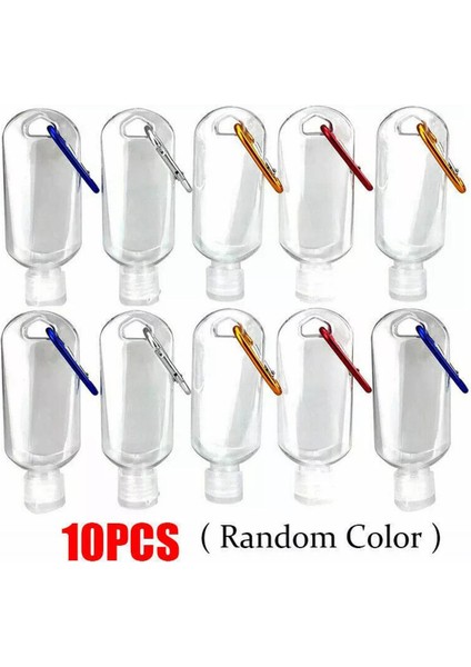 10PC 50ML Taşınabilir El Dezenfektanları Şişeleri Basın Şişeleri Sıvı/jel Sabunluklar Asılı Ters Şişe Seyahat Için (Yurt Dışından)