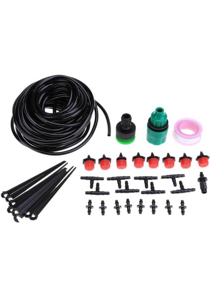 M Diy Otomatik Mini Damla Sulama Sistemi Tesisi Sulama Bahçe Hortumu Kitleri Ayarlanabilir Damlatıcı Akıllı Denetleyici Takım Elbise (Yurt Dışından)