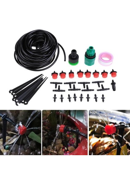 M Diy Otomatik Mini Damla Sulama Sistemi Tesisi Sulama Bahçe Hortumu Kitleri Ayarlanabilir Damlatıcı Akıllı Denetleyici Takım Elbise (Yurt Dışından) modelleri