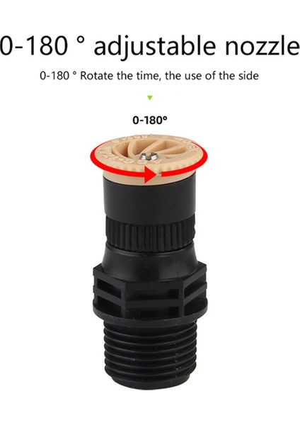 Erkek Konu Saçma Memesi Bahçe Çim Sulama Yağmurlama Sera Parkı Yeşillendirme Sulama Aracı Conbo (Yurt Dışından)
