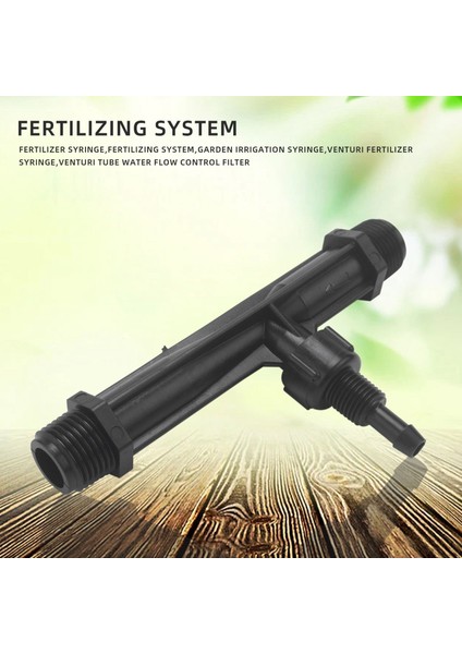 Venturi Tüplü Su Akış Kontrol Filtresi-1 Adet Venturi Tüp 1 Adet Sulama Suyu Hortumu 1 Adet Akış Kontrol Anahtarı 1 Adet Metal Mesh Filtre-Siyah & Şeffaf (Yurt Dışından) modelleri