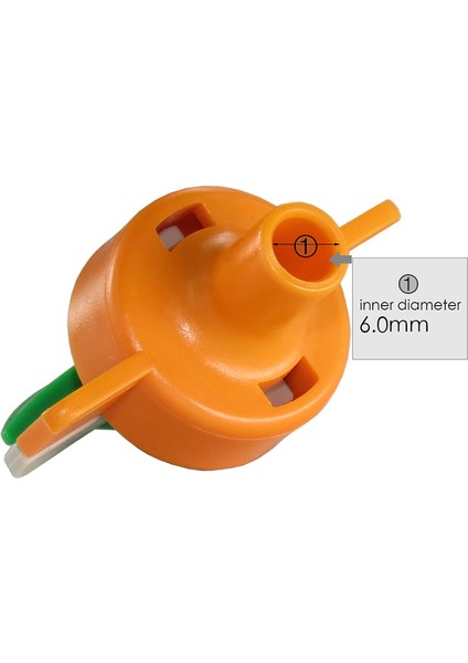10 Adet Id-6.0mm Döner Sprinkler Asılı Mini Nozul Sera Sulama Bahçe Sulama Spreyi (Yurt Dışından)