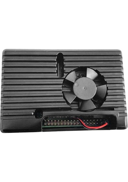 Raspberry Pi 4 Için Alüminyum Kasa ile Çift Soğutma Fanı Metal Kabuk Siyah Muhafaza Rpı Raspberry Pi 4b Için (Yurt Dışından) fırsatları