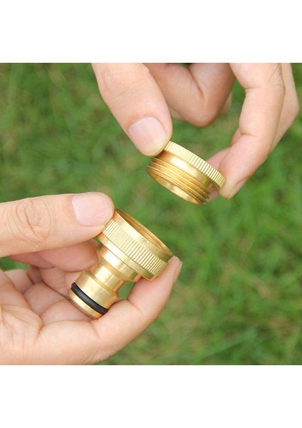 Nanlıy-3/4 Inç 2 Yollu Hortum Ayırıcı Pirinç Y Vana Bahçe Musluk Bağlantısı 2x3/4 Inç Pirinç Su Musluğu Dış Musluk Kiti (Yurt Dışından) fırsatları