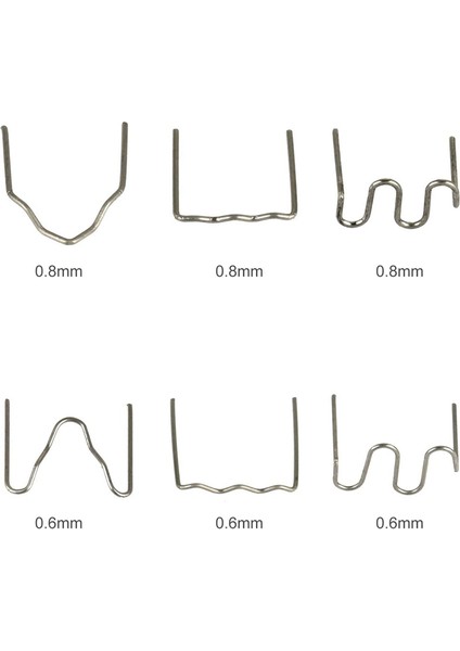 600 Adet Sıcak Zımba Plastik Tamir Makinesi Kaynak Kitleri Araba Oto Tampon Tamir Aracı Tüm Arabalar Için, 6 Türleri (Yurt Dışından) indirimleri